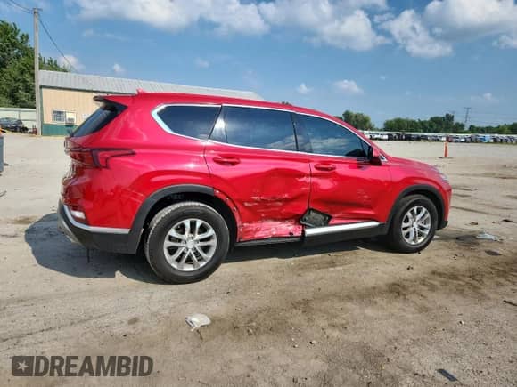 2020 Hyundai Santa Fe SEL with VIN 5NMS3CAD4LH224377, listed as a Copart auction lot 69578595 with 61,433 mi miles and Salvage title. Bid and sale history available at DreamBid. Image 3.