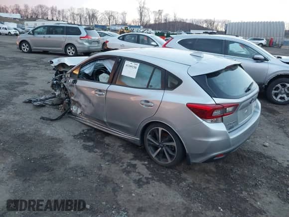 2022 Subaru Impreza Special Sports with VIN 4S3GTAM64N3704167, listed as a IAAI auction lot 41109158 with 13,176 mi miles and . Bid and sale history available at DreamBid. Image 3.