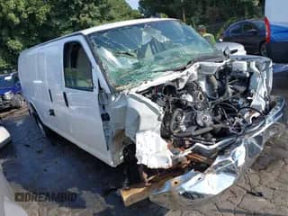 2018 Chevrolet Express Cargo with VIN 1GCZGHFG1J1237758, listed as a IAAI auction lot 43270386 with Not provided miles and . Bid and sale history available at DreamBid. Image 1.