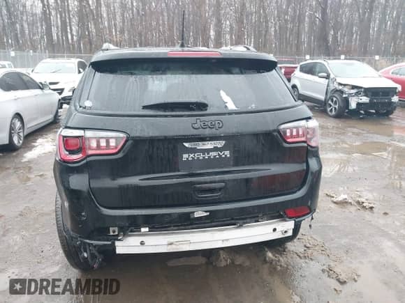 2020 Jeep Compass Latitude with VIN 3C4NJCBB5LT166329, listed as a IAAI auction lot 41554098 with 59,853 mi miles and . Bid and sale history available at DreamBid. Image 16.