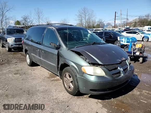 2004 Dodge Caravan SE with VIN 1D4GP24R04B520727, listed as a Copart auction lot 52002475 with 164,954 mi miles and Salvage title. Bid and sale history available at DreamBid. Image 11.
