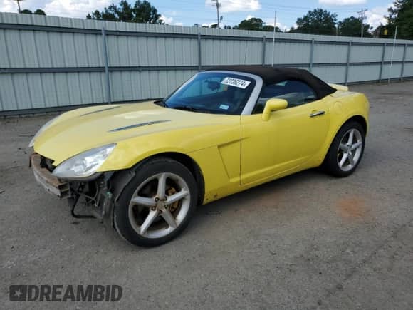 2008 Saturn Sky with VIN 1G8MC35B68Y122440, listed as a Copart auction lot 72236274 with 168,572 mi miles and Salvage title. Bid and sale history available at DreamBid. Image 1.