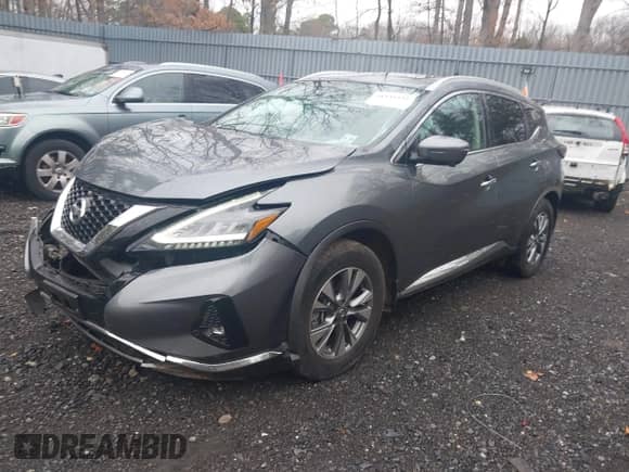 2020 Nissan Murano Platinum with VIN 5N1AZ2DS7LN121824, listed as a IAAI auction lot 41949438 with 21,289 mi miles and . Bid and sale history available at DreamBid. Image 2.