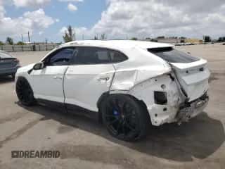 2019 Lamborghini Urus with VIN ZPBUA1ZL1KLA01041, listed as a Copart auction lot 56124235 with Not provided miles and Clean title. Bid and sale history available at DreamBid. Image 2.