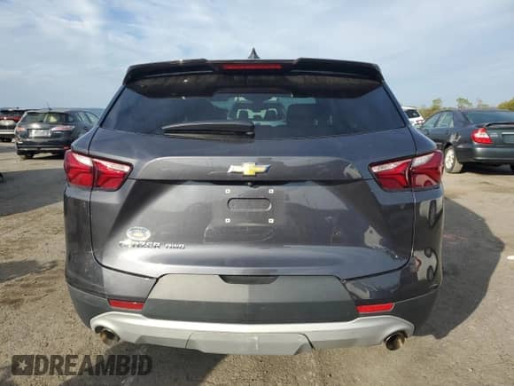 2021 Chevrolet Blazer LT with VIN 3GNKBHRS3MS565872, listed as a Copart auction lot 84258475 with 19,083 mi miles and Salvage title. Bid and sale history available at DreamBid. Image 6.