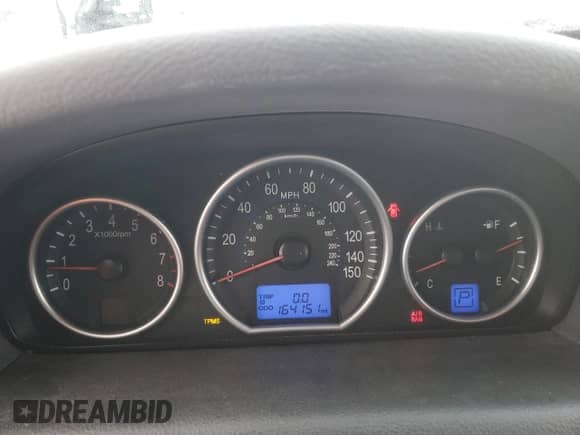 2007 Hyundai Veracruz GLS with VIN KM8NU73C57U011020, listed as a Copart auction lot 41646045 with 164,151 mi miles and Salvage title. Bid and sale history available at DreamBid. Image 9.