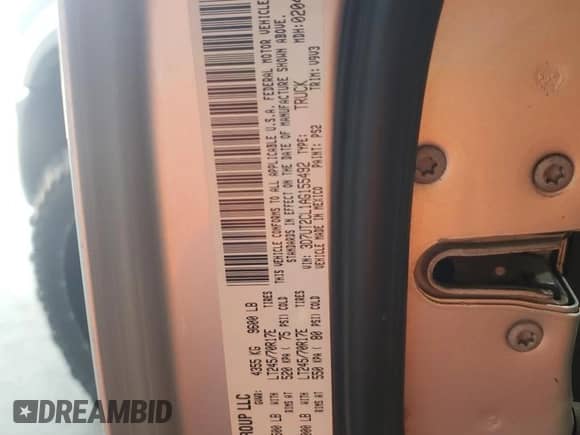 2010 Dodge 2500 ST with VIN 3D7UT2CL1AG155492, listed as a Copart auction lot 65210705 with 275,273 mi miles and Salvage title. Bid and sale history available at DreamBid. Image 12.