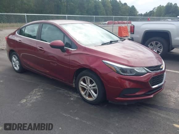 2016 Chevrolet Cruze LT z VIN 1G1BE5SM8G7244108, wystawiony jako IAAI lot #43344894 z przebiegiem 143 215 mil mil oraz . Historia ofert i sprzedaży dostępna na DreamBid. Obrazek 1.