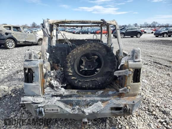 2021 Jeep Wrangler Unlimited Sahara with VIN 1C4HJXEG8MW500537, listed as a Copart auction lot 47818495 with Not provided miles and Non repairable. Bid and sale history available at DreamBid. Image 6.