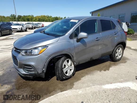 2020 Chevrolet Trax LS with VIN 3GNCJNSB3LL247839, listed as a Copart auction lot 71973355 with 51,244 mi miles and Salvage title. Bid and sale history available at DreamBid. Image 1.