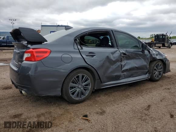 2021 Subaru WRX with VIN JF1VA1A6XM9802770, listed as a Copart auction lot 59330065 with 52,303 mi miles and Salvage title. Bid and sale history available at DreamBid. Image 3.