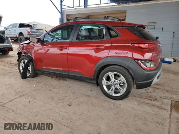2023 Hyundai Kona SEL с VIN KM8K62ABXPU019933, выставлен на аукционе Copart как лот 70951245 с пробегом 28 460 миль миль и Списание • Salvage title. История ставок и продаж доступна на DreamBid. Изображение 2.