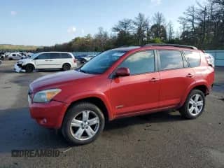 2008 Toyota RAV4 Sport with VIN JTMBD32V886073164, listed as a Copart auction lot 71752325 with 112,818 mi miles and Salvage title. Bid and sale history available at DreamBid. Image 1.