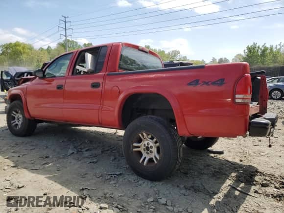 2003 Dodge Dakota Sport with VIN 1D7HG38X23S288703, listed as a Copart auction lot 53920575 with 260,506 mi miles and Salvage title. Bid and sale history available at DreamBid. Image 2.
