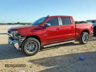 2021 Chevrolet Silverado 1500 LT with VIN 3GCPWCED9MG195771, listed as a Copart auction lot 66969805 with 84,636 mi miles and Salvage title. Bid and sale history available at DreamBid. Image 1.