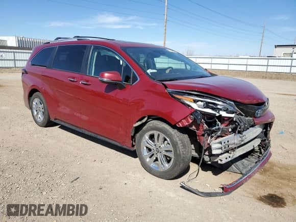 2023 Toyota Sienna Platinum с VIN 5TDESKFC9PS100229, выставлен на аукционе Copart как лот 51113935 с пробегом 52 539 миль миль и Списание • Salvage title. История ставок и продаж доступна на DreamBid. Изображение 4.