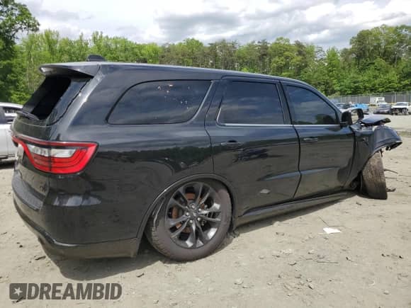 2022 Dodge Durango R/T with VIN 1C4SDJCT3NC231327, listed as a Copart auction lot 56165565 with 61,456 mi miles and Salvage title. Bid and sale history available at DreamBid. Image 3.