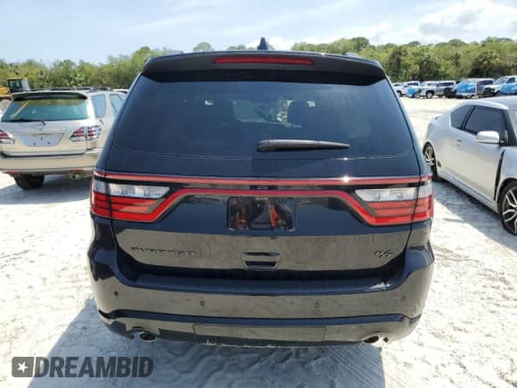 2023 Dodge Durango Hemi Orange with VIN 1C4SDHCT7PC551889, listed as a Copart auction lot 89072685 with 13,581 mi miles and Non repairable. Bid and sale history available at DreamBid. Image 6.