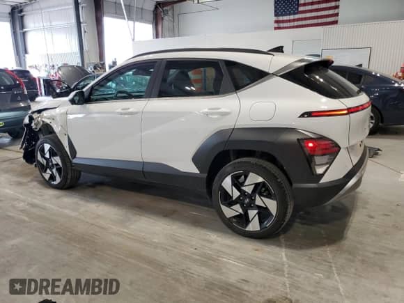 2024 Hyundai Kona Limited with VIN KM8HECA36RU023427, listed as a Copart auction lot 81226725 with 18,038 mi miles and Salvage title. Bid and sale history available at DreamBid. Image 2.