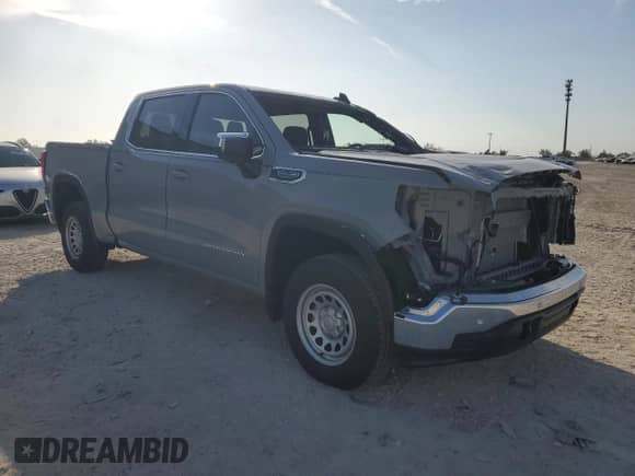 2024 GMC Sierra 1500 SLE with VIN 1GTUUBED0RZ274966, listed as a Copart auction lot 87474084 with 2,338 mi miles and Salvage title. Bid and sale history available at DreamBid. Image 4.
