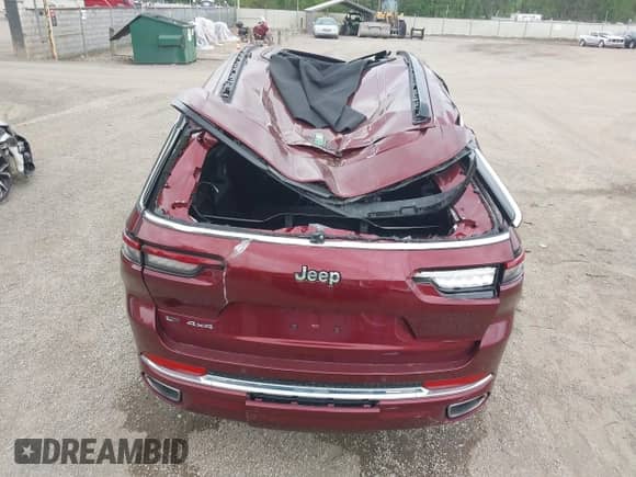 2021 Jeep Grand Cherokee Overland with VIN 1C4RJKDG9M8202558, listed as a IAAI auction lot 42238233 with 51,062 mi miles and . Bid and sale history available at DreamBid. Image 6.