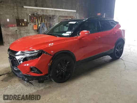 2022 Chevrolet Blazer RS с VIN 3GNKBKRS1NS140312, выставлен на аукционе Copart как лот 67077585 с пробегом 40 076 миль миль и Списание • Salvage title. История ставок и продаж доступна на DreamBid. Изображение 1.