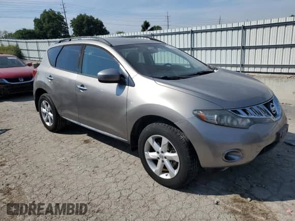 2009 Nissan Murano LE z VIN JN8AZ18W99W201824, wystawiony jako Copart lot #81209985 z przebiegiem 143 757 mil mil oraz Szkoda całkowita • Salvage title. Historia ofert i sprzedaży dostępna na DreamBid. Obrazek 4.