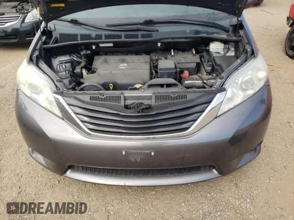 2011 Toyota Sienna LE with VIN 5TDKK3DC9BS110201, listed as a Copart auction lot 80386135 with 191,423 mi miles and Salvage title. Bid and sale history available at DreamBid. Image 12.