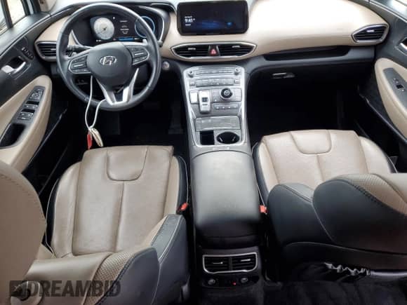 2021 Hyundai Santa Fe Limited with VIN 5NMS44AL9MH318895, listed as a Copart auction lot 84032785 with 69,547 mi miles and Salvage title. Bid and sale history available at DreamBid. Image 8.