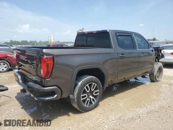 2019 GMC Sierra 1500 AT4 with VIN 1GTP9EED6KZ179883, listed as a Copart auction lot 65728905 with 81,561 mi miles and Salvage title. Bid and sale history available at DreamBid. Image 3.