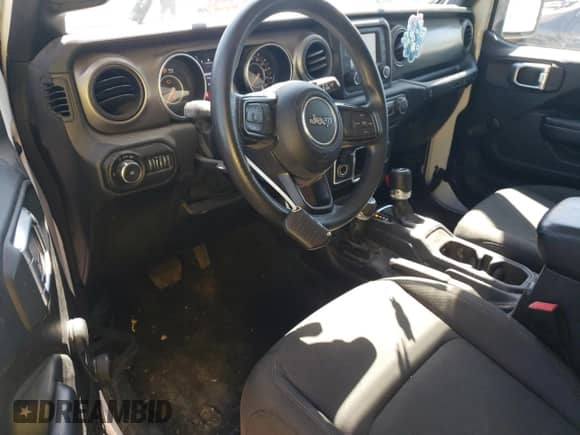 2020 Jeep Wrangler Sport S with VIN 1C4GJXAG6LW112769, listed as a Copart auction lot 66199745 with 143,097 mi miles and Salvage title. Bid and sale history available at DreamBid. Image 8.
