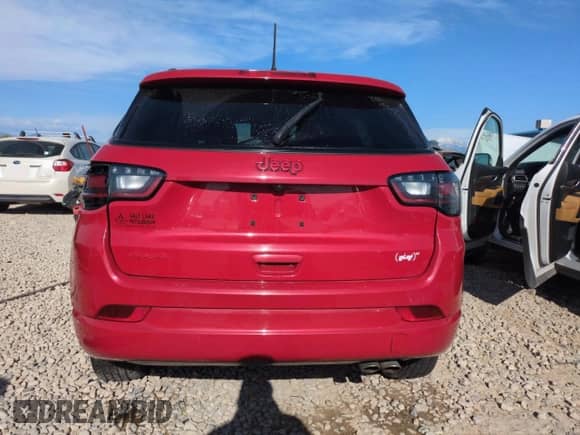 2022 Jeep Compass (RED) Edition with VIN 3C4NJDCB6NT232975, listed as a Copart auction lot 58594595 with Not provided miles and Salvage title. Bid and sale history available at DreamBid. Image 6.