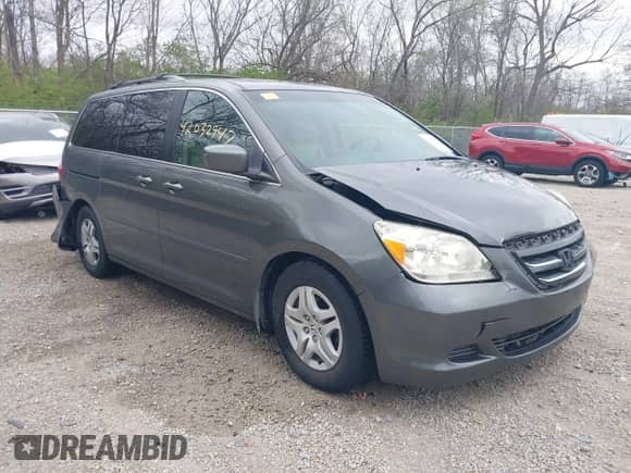 2007 Honda Odyssey EX-L с VIN 5FNRL38767B406636, выставлен на аукционе IAAI как лот 42032947 с пробегом 228 139 миль миль и . История ставок и продаж доступна на DreamBid. Изображение 1.