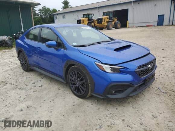 2023 Subaru WRX Limited with VIN JF1VBAL63P9816959, listed as a Copart auction lot 61171485 with 24,610 mi miles and Salvage title. Bid and sale history available at DreamBid. Image 4.