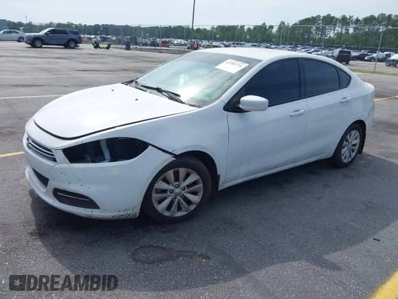 2014 Dodge Dart Aero with VIN 1C3CDFDH4ED683233, listed as a IAAI auction lot 42289776 with 154,898 mi miles and . Bid and sale history available at DreamBid. Image 2.