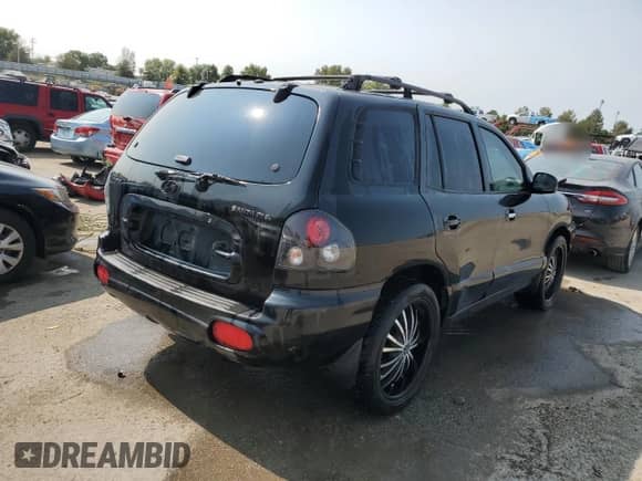 2003 Hyundai Santa Fe GLS with VIN KM8SC13D63U360869, listed as a Copart auction lot 70447874 with 206,488 mi miles and Salvage title. Bid and sale history available at DreamBid. Image 3.