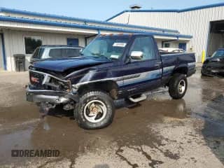 1989 GMC Sierra 1500 with VIN 1GTDK14K4KZ527373, listed as a Copart auction lot 71645095 with 244,054 mi miles and Salvage title. Bid and sale history available at DreamBid. Image 1.