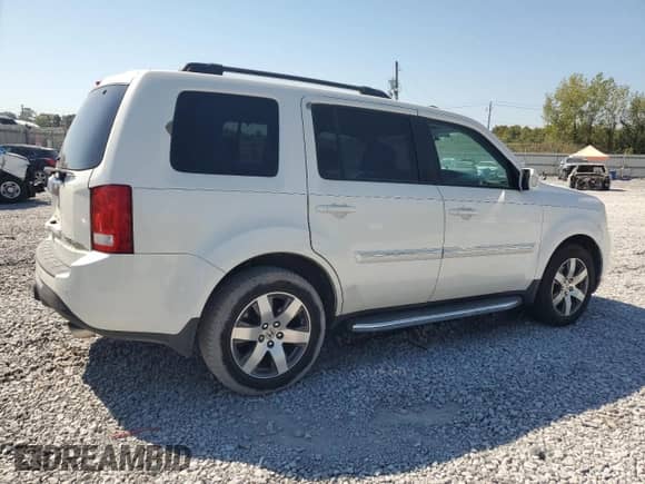 2014 Honda Pilot Touring with VIN 5FNYF3H9XEB028001, listed as a Copart auction lot 80197795 with 126,774 mi miles and Salvage title. Bid and sale history available at DreamBid. Image 3.