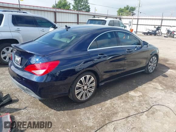 2017 Mercedes-Benz CLA 250 with VIN WDDSJ4GB0HN465595, listed as a IAAI auction lot 43095189 with 82,865 mi miles and . Bid and sale history available at DreamBid. Image 4.