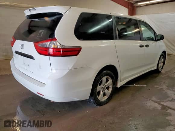 2020 Toyota Sienna L with VIN 5TDZZ3DC7LS073709, listed as a Copart auction lot 83765125 with 44,537 mi miles and Clean title. Bid and sale history available at DreamBid. Image 1.