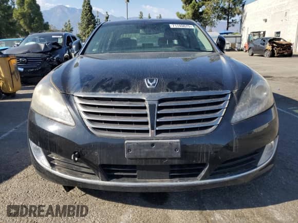 2014 Hyundai Equus Ultimate z VIN KMHGH4JHXEU090899, wystawiony jako Copart lot #71749675 z przebiegiem 118 886 mil mil oraz Czysty tytuł • Clean title. Historia ofert i sprzedaży dostępna na DreamBid. Obrazek 5.