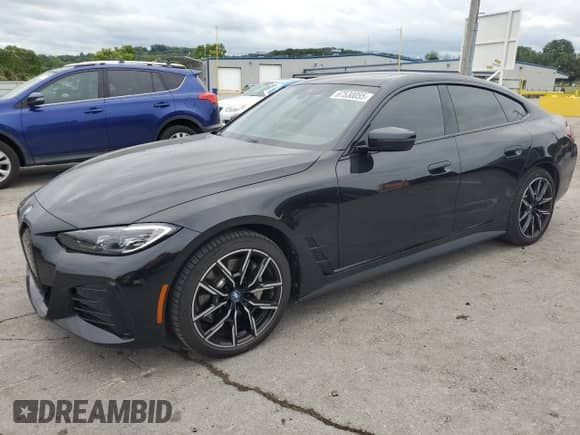 2023 BMW i4 eDrive40 с VIN WBY73AW06PFN95798, выставлен на аукционе Copart как лот 67530055 с пробегом 9 245 миль миль и Списание • Salvage title. История ставок и продаж доступна на DreamBid. Изображение 1.