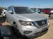 2018 Nissan Pathfinder SV with VIN 5N1DR2MN1JC679099, listed as a Copart auction lot 85328135 with 87,602 mi miles and Salvage title. Bid and sale history available at DreamBid. Image 4.