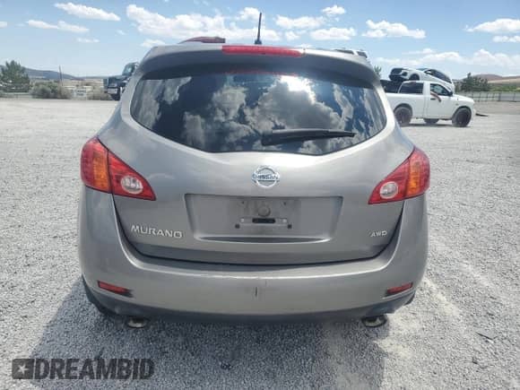 2010 Nissan Murano S with VIN JN8AZ1MW7AW101005, listed as a Copart auction lot 63090135 with 142,208 mi miles and Salvage title. Bid and sale history available at DreamBid. Image 6.