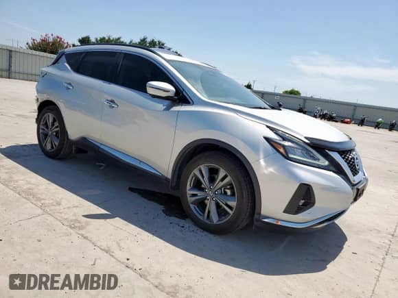 2021 Nissan Murano Platinum with VIN 5N1AZ2DJ3MC109898, listed as a Copart auction lot 65685285 with 69,994 mi miles and Salvage title. Bid and sale history available at DreamBid. Image 4.