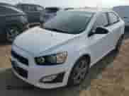 2015 Chevrolet Sonic RS with VIN 1G1JH5SB7F4111275, listed as a Copart auction lot 65477305 with 72,983 mi miles and Salvage title. Bid and sale history available at DreamBid. Image 1.
