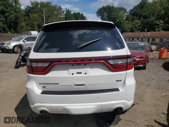 2025 Dodge Durango GT with VIN 1C4RDJDG6SC545937, listed as a Copart auction lot 71033855 with Not provided miles and Salvage title. Bid and sale history available at DreamBid. Image 6.
