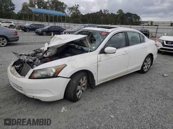 2009 Honda Accord EX-L with VIN 1HGCP26899A186115, listed as a Copart auction lot 85694215 with Not provided miles and Salvage title. Bid and sale history available at DreamBid. Image 1.