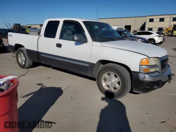 2005 GMC Sierra 1500 SLT with VIN 1GTEC19T65Z199915, listed as a Copart auction lot 87486924 with 183,573 mi miles and Clean title. Bid and sale history available at DreamBid. Image 4.