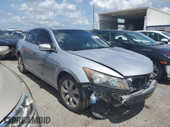 2009 Honda Accord EX-L with VIN 1HGCP36819A035548, listed as a Copart auction lot 65632315 with Not provided miles and Salvage title. Bid and sale history available at DreamBid. Image 4.